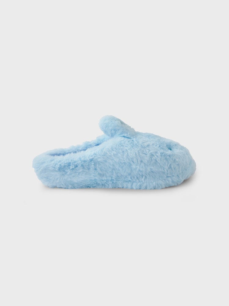 bunini plush room shoes (BLUE)