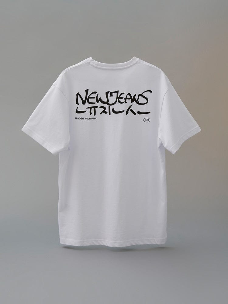 NewJeans x Hiroshi Fujiwara 꼴레 티셔츠 VER.2 (WHITE)