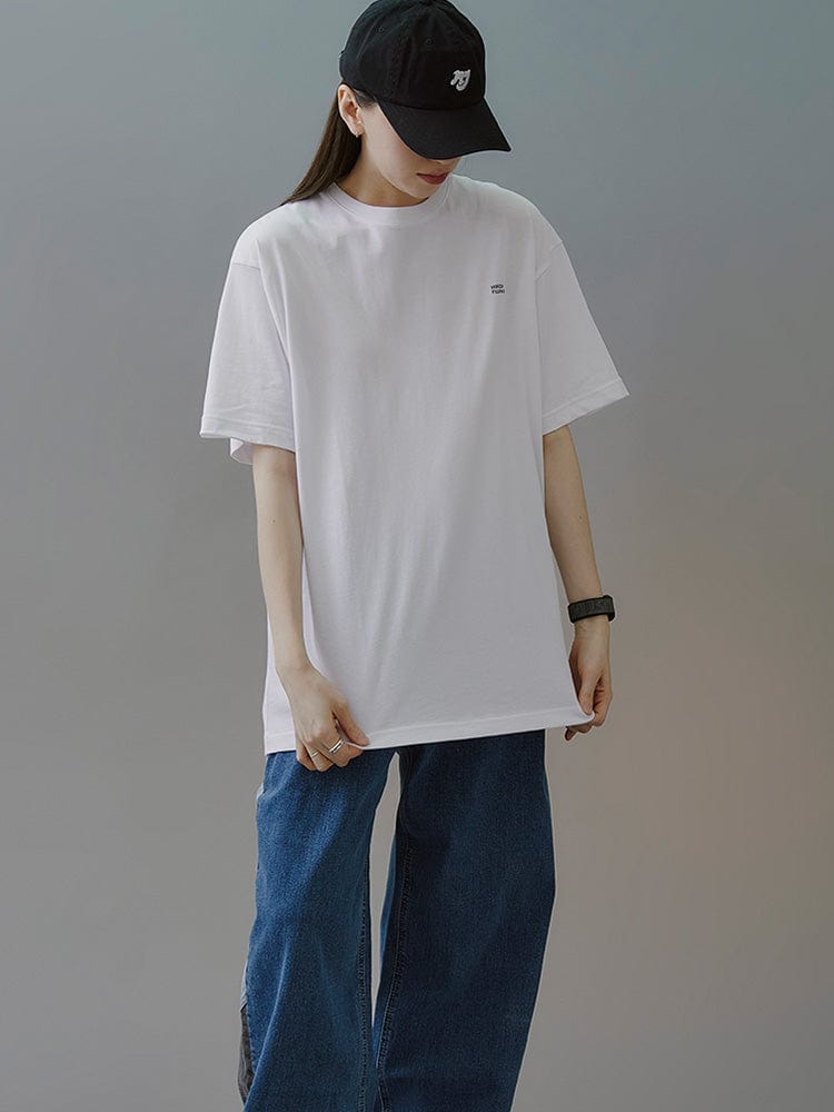 NewJeans x Hiroshi Fujiwara 꼴레 티셔츠 VER.2 (WHITE)
