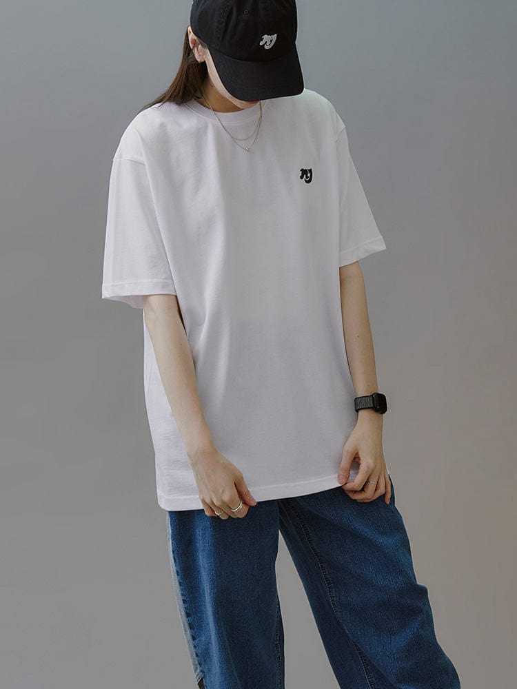 NewJeans x Hiroshi Fujiwara 꼴레 티셔츠 VER.4 (WHITE)