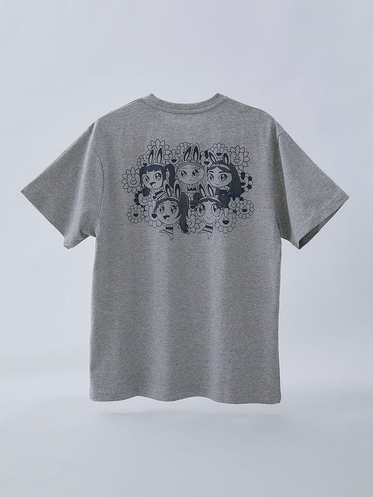 NewJeans x MURAKAMI 티셔츠 (MELANGE GRAY)