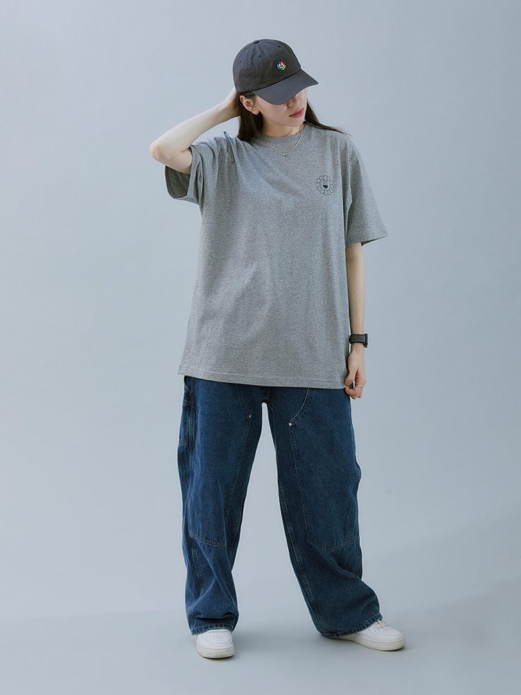 NewJeans x MURAKAMI 티셔츠 (MELANGE GRAY)