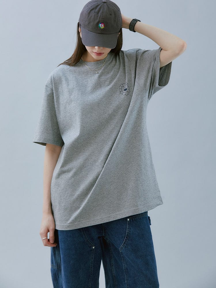 NewJeans x MURAKAMI 티셔츠 (MELANGE GRAY)