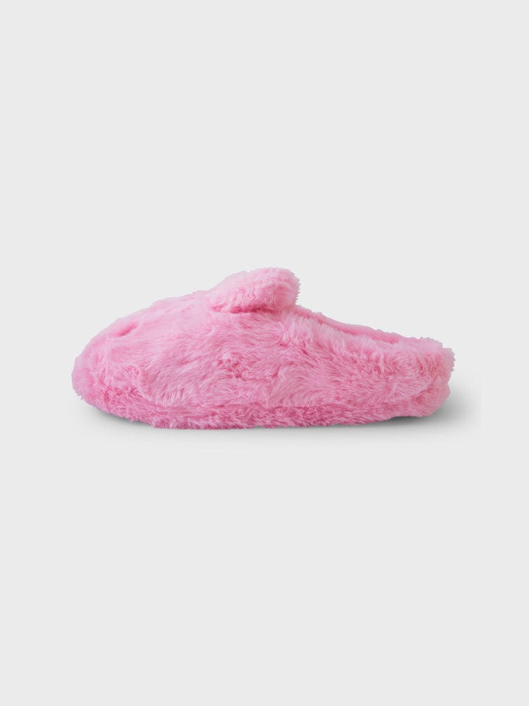 bunini plush room shoes (PINK)