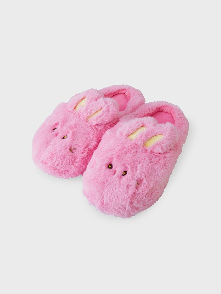 bunini plush room shoes (PINK)