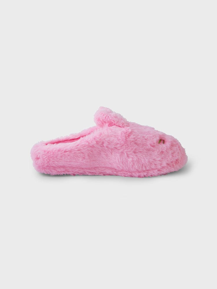 bunini plush room shoes (PINK)