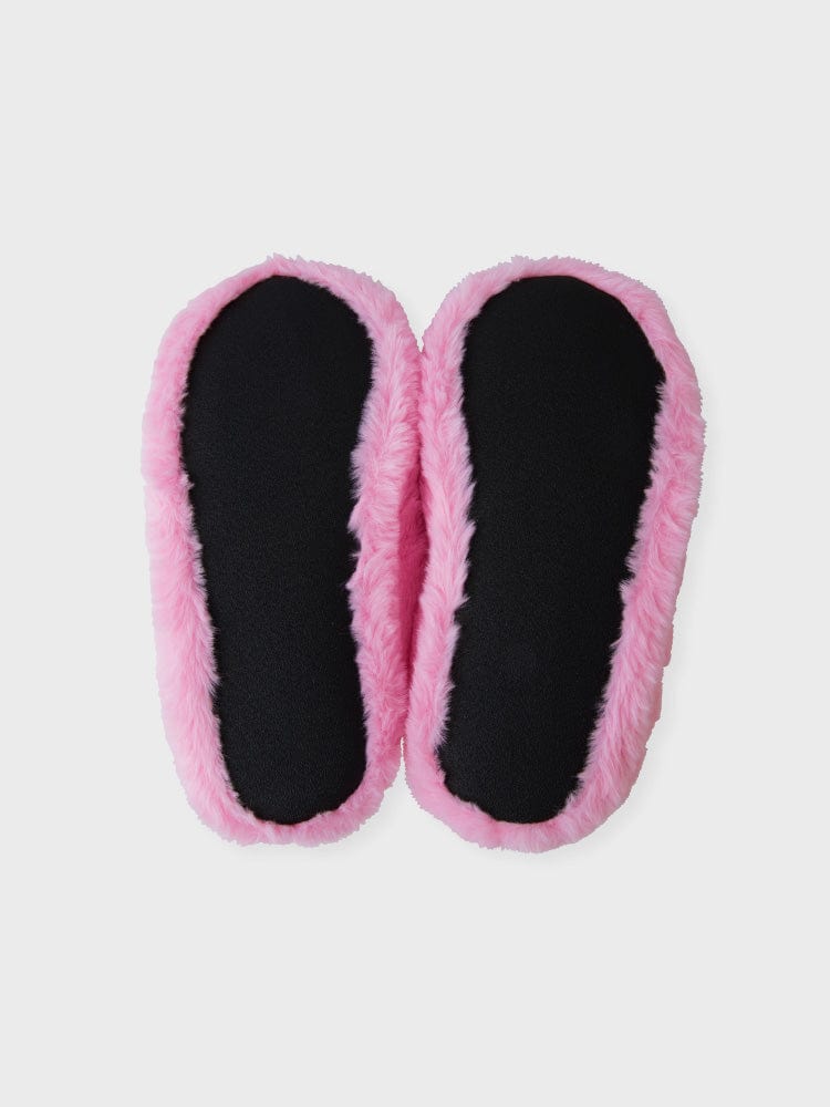 bunini plush room shoes (PINK)