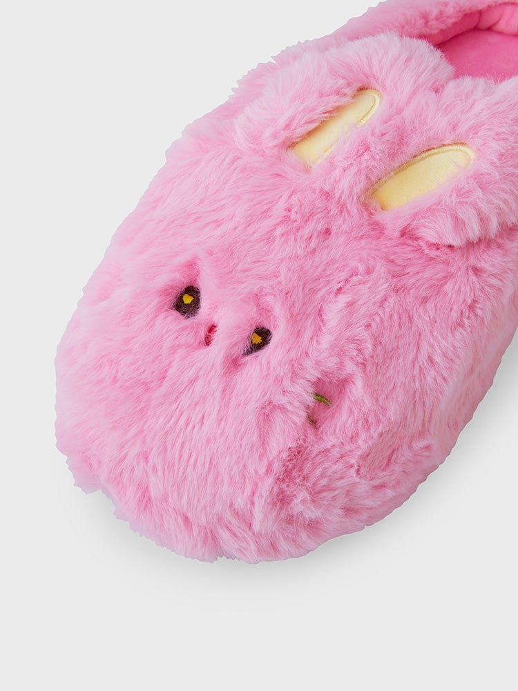 bunini plush room shoes (PINK)