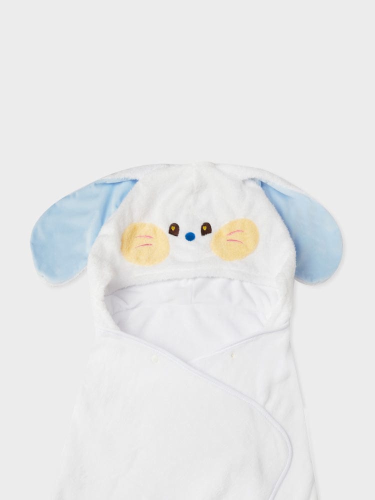 bunini hooded blanket (WHITE)