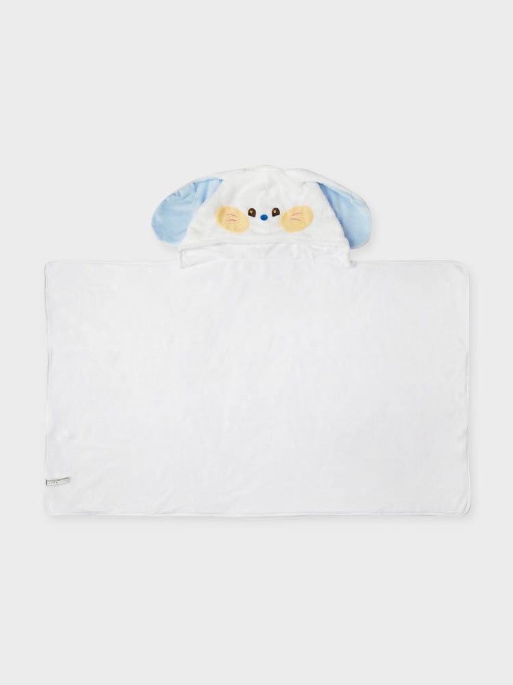 bunini hooded blanket (WHITE)