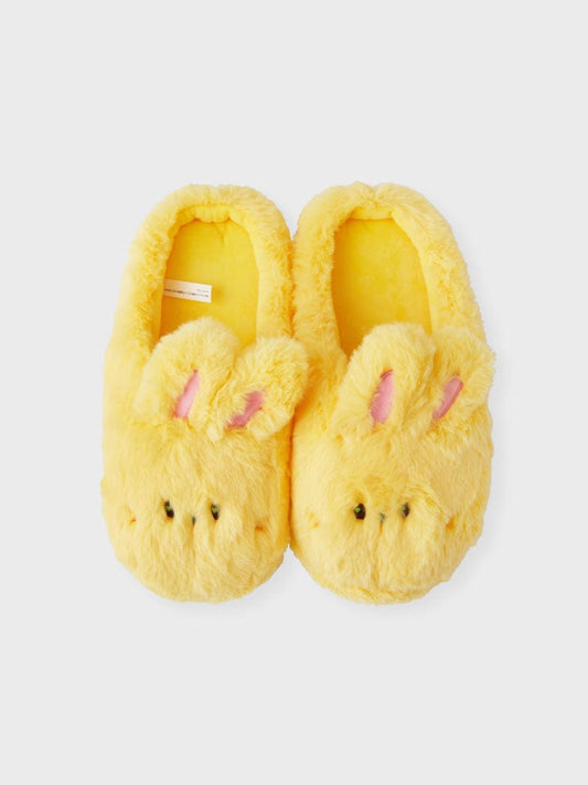 bunini plush room shoes (YELLOW)