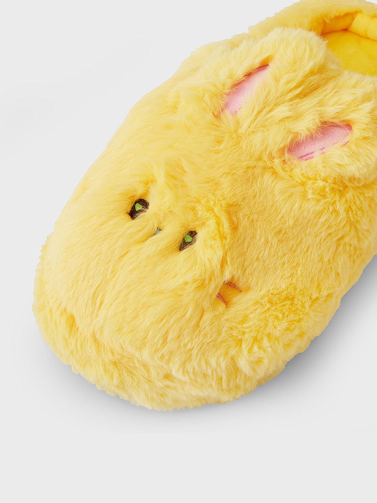bunini plush room shoes (YELLOW)