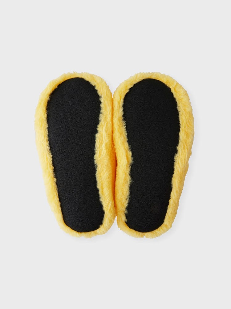 bunini plush room shoes (YELLOW)