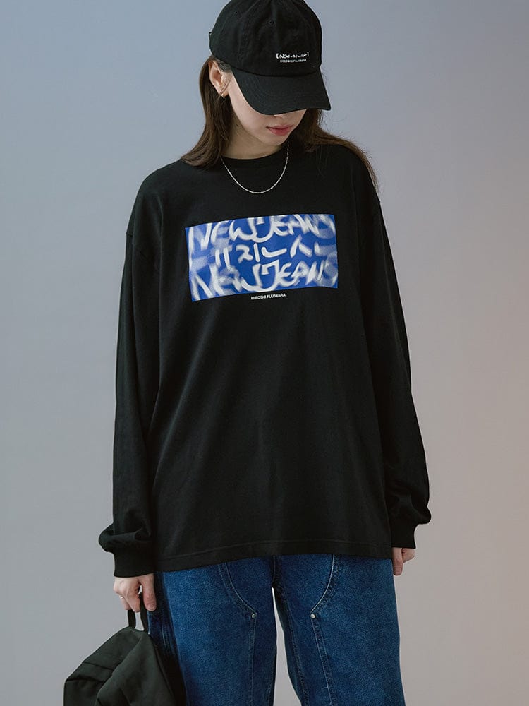 New Jeans X Hiroshi Fujiwara Collet Long Sleeve T-shirt ver.1