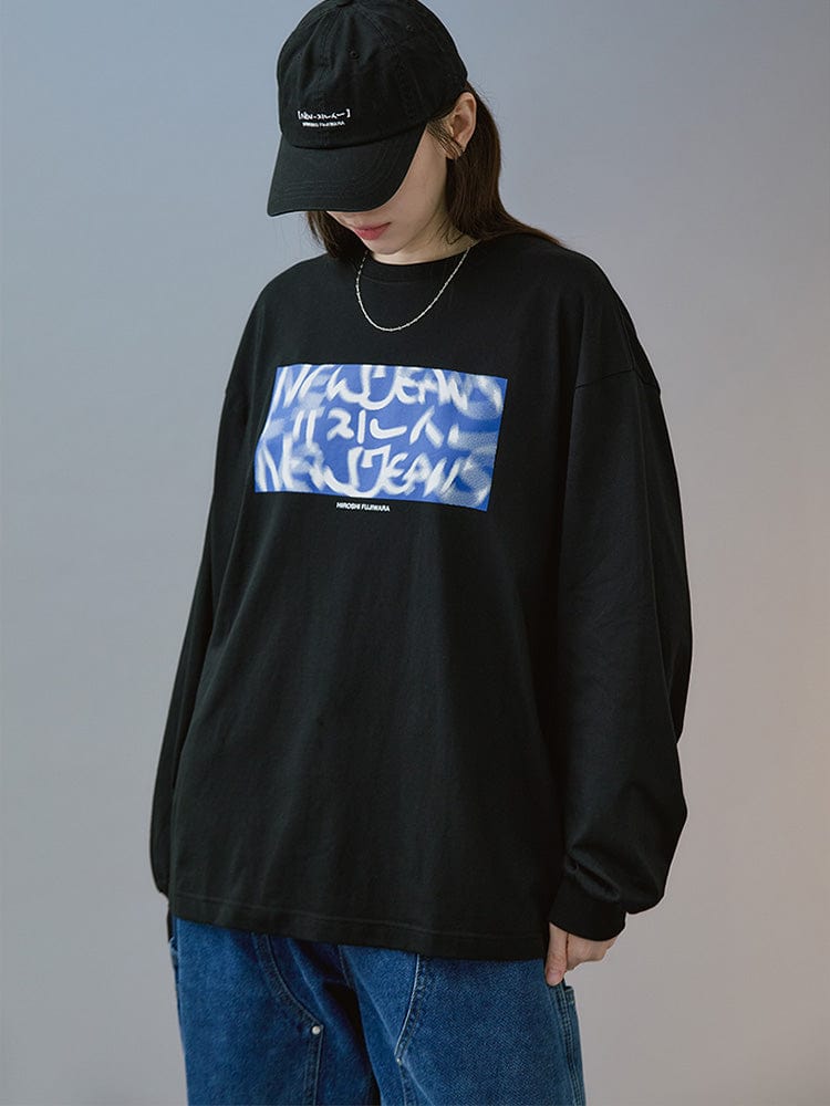 New Jeans X Hiroshi Fujiwara Collet Long Sleeve T-shirt ver.1
