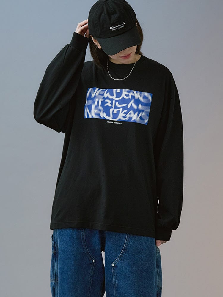 New Jeans X Hiroshi Fujiwara Collet Long Sleeve T-shirt ver.1