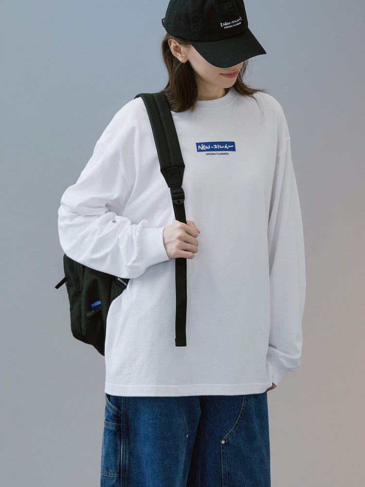 New Jeans X Hiroshi Fujiwara Collet Long Sleeve T-shirt ver. 2
