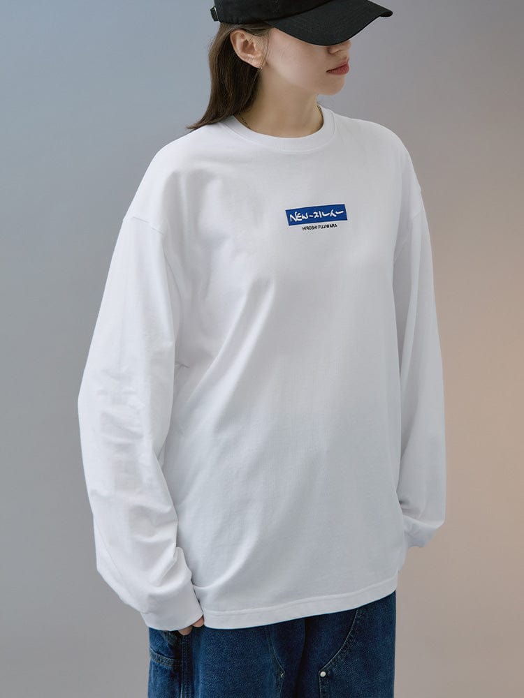 New Jeans X Hiroshi Fujiwara Collet Long Sleeve T-shirt ver. 2