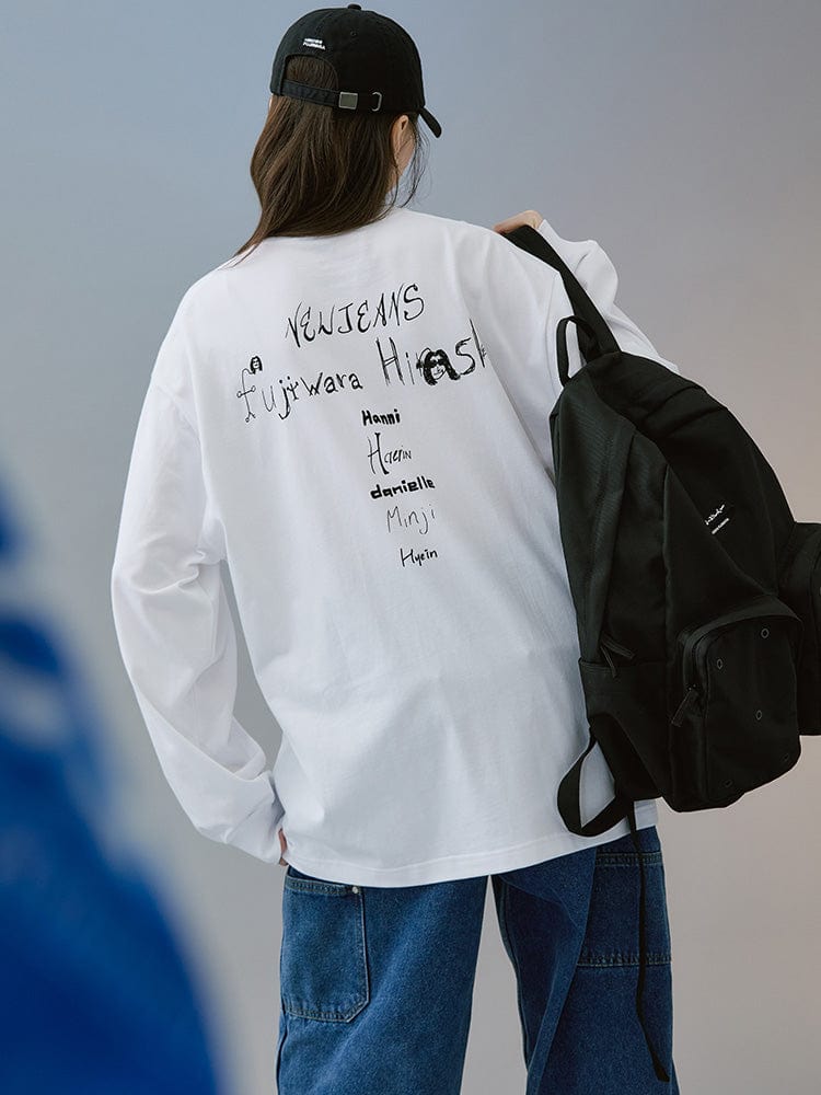 New Jeans X Hiroshi Fujiwara Collet Long Sleeve T-shirt ver.3