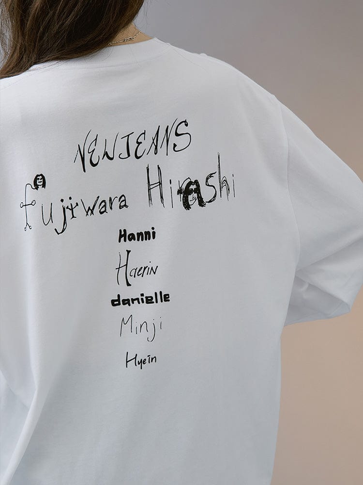 New Jeans X Hiroshi Fujiwara Collet Long Sleeve T-shirt ver.3