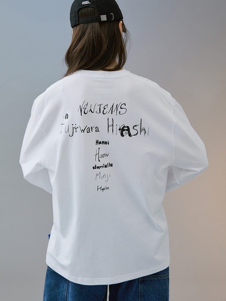 New Jeans X Hiroshi Fujiwara Collet Long Sleeve T-shirt ver.3