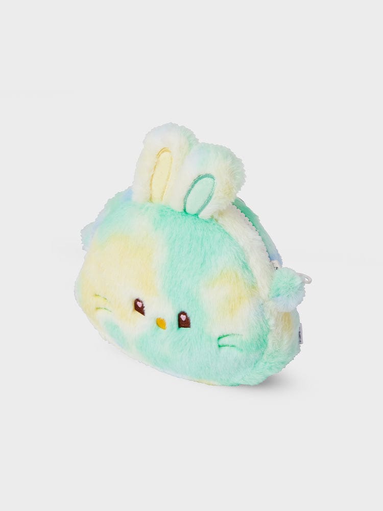 bunini plush multi pouch (YELLOW MULTI)