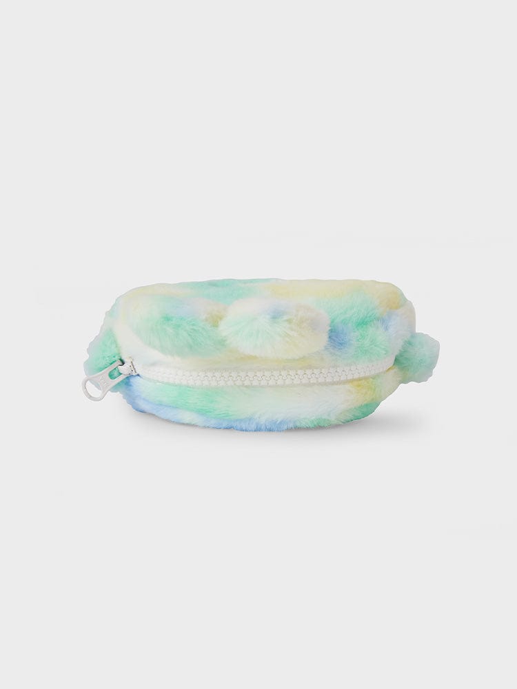 bunini plush multi pouch (YELLOW MULTI)