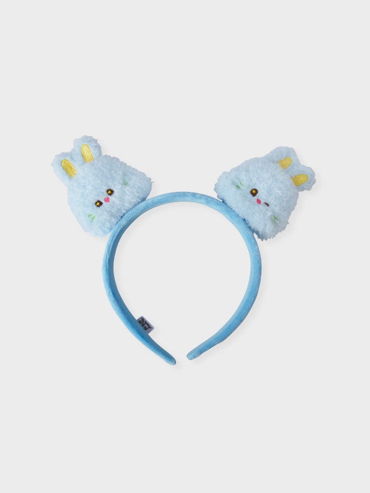 bunini plush hairband (BLUE)