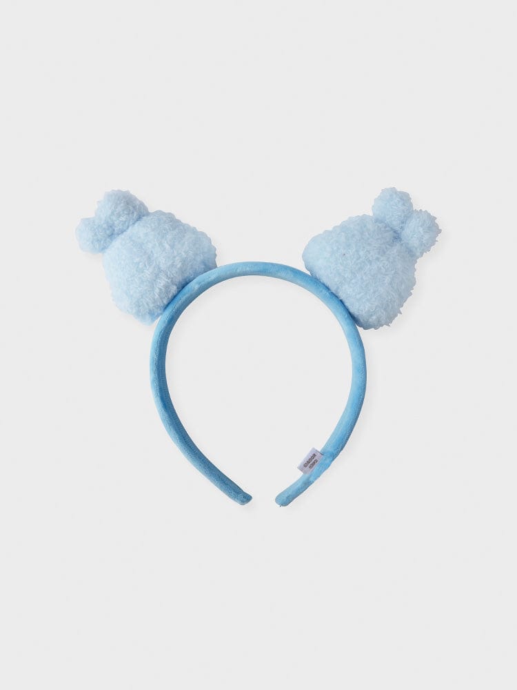 bunini plush hairband (BLUE)