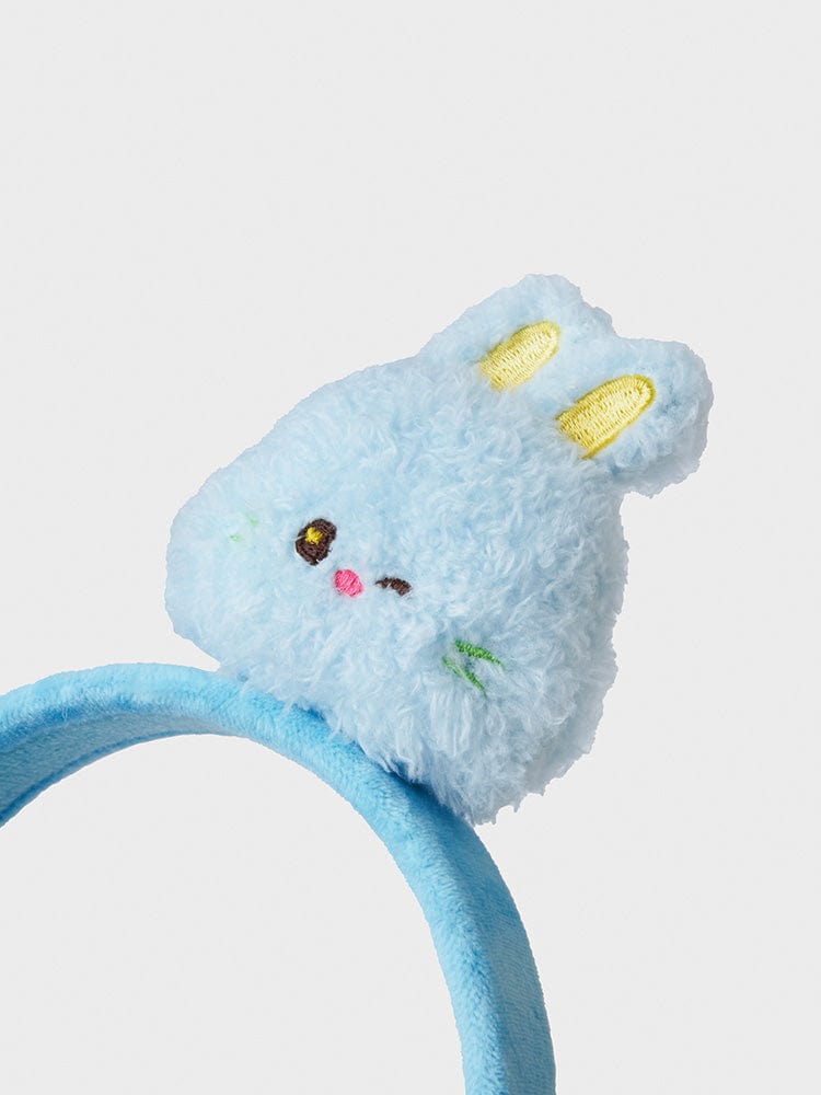 bunini plush hairband (BLUE)