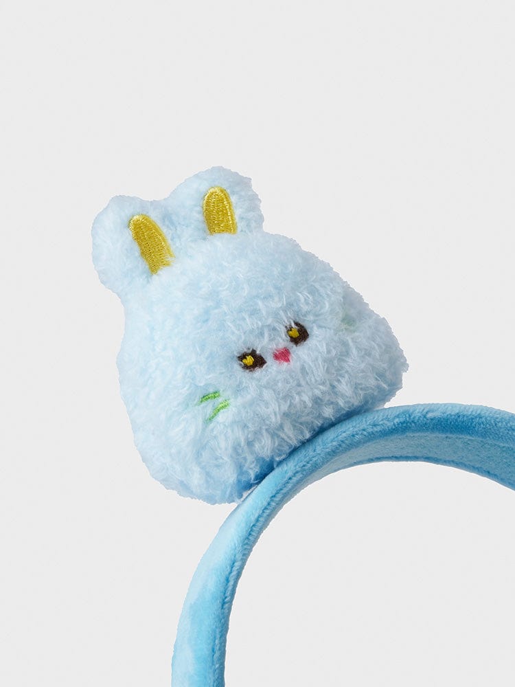 bunini plush hairband (BLUE)