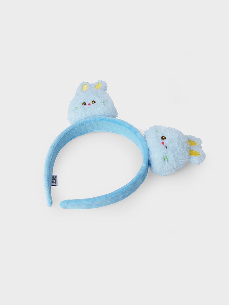 bunini plush hairband (BLUE)