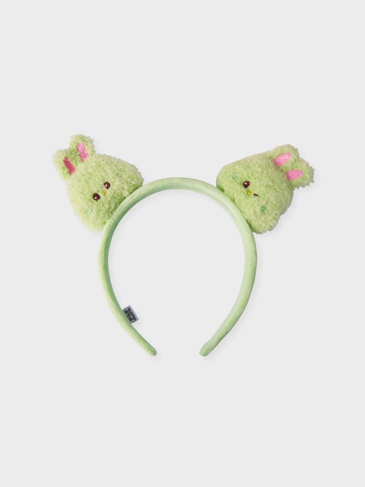 bunini plush hairband (GREEN)