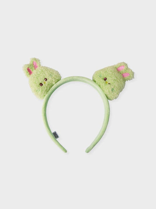 bunini plush hairband (GREEN)