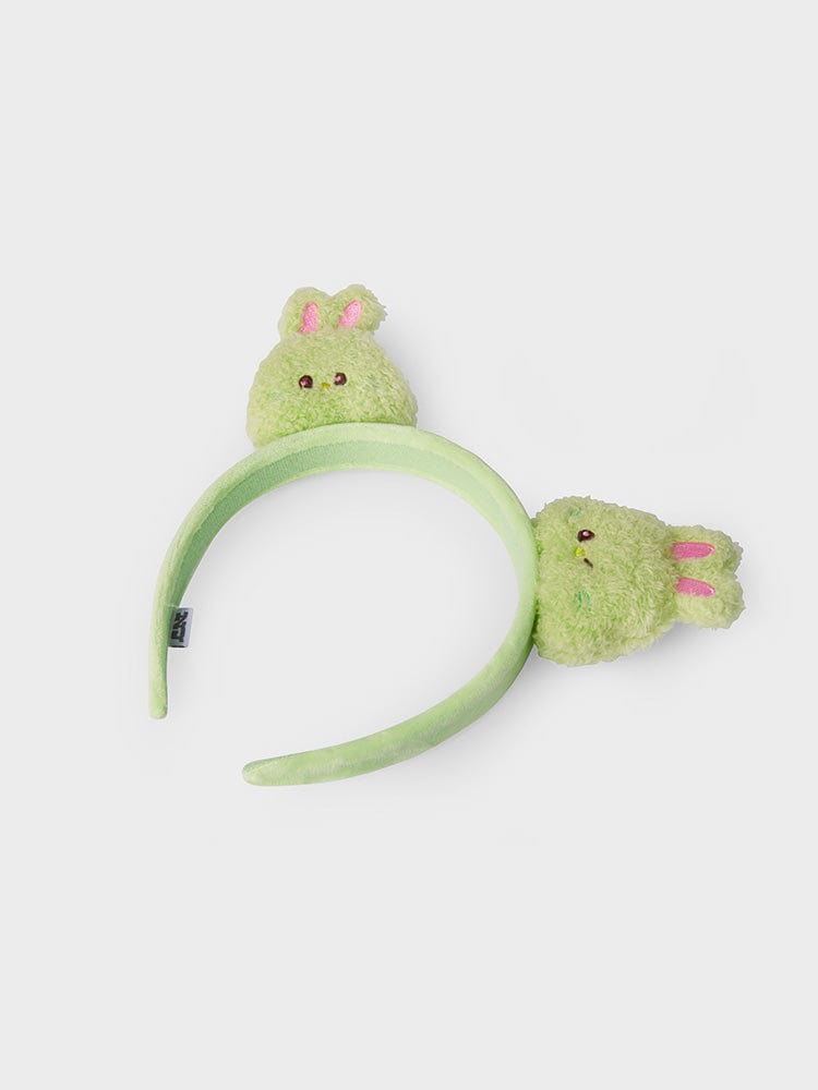 bunini plush hairband (GREEN)
