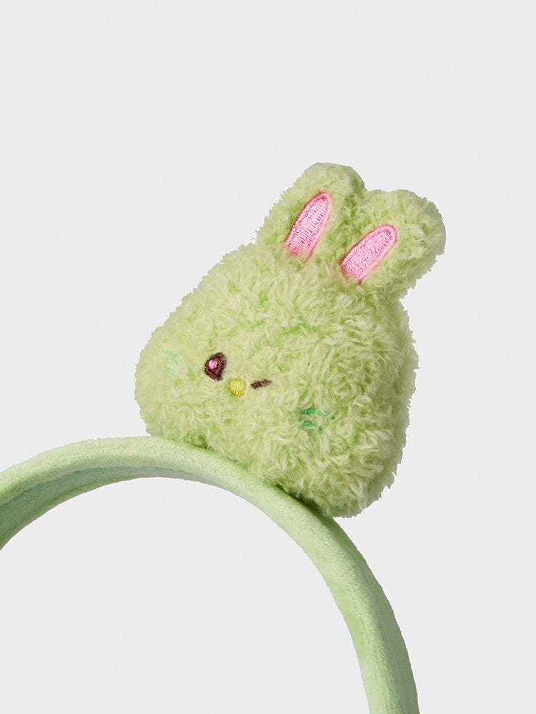 bunini plush hairband (GREEN)