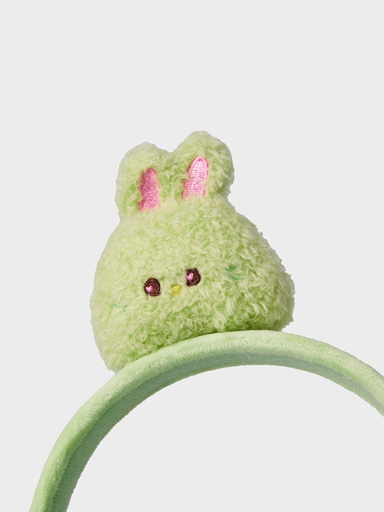 bunini plush hairband (GREEN)