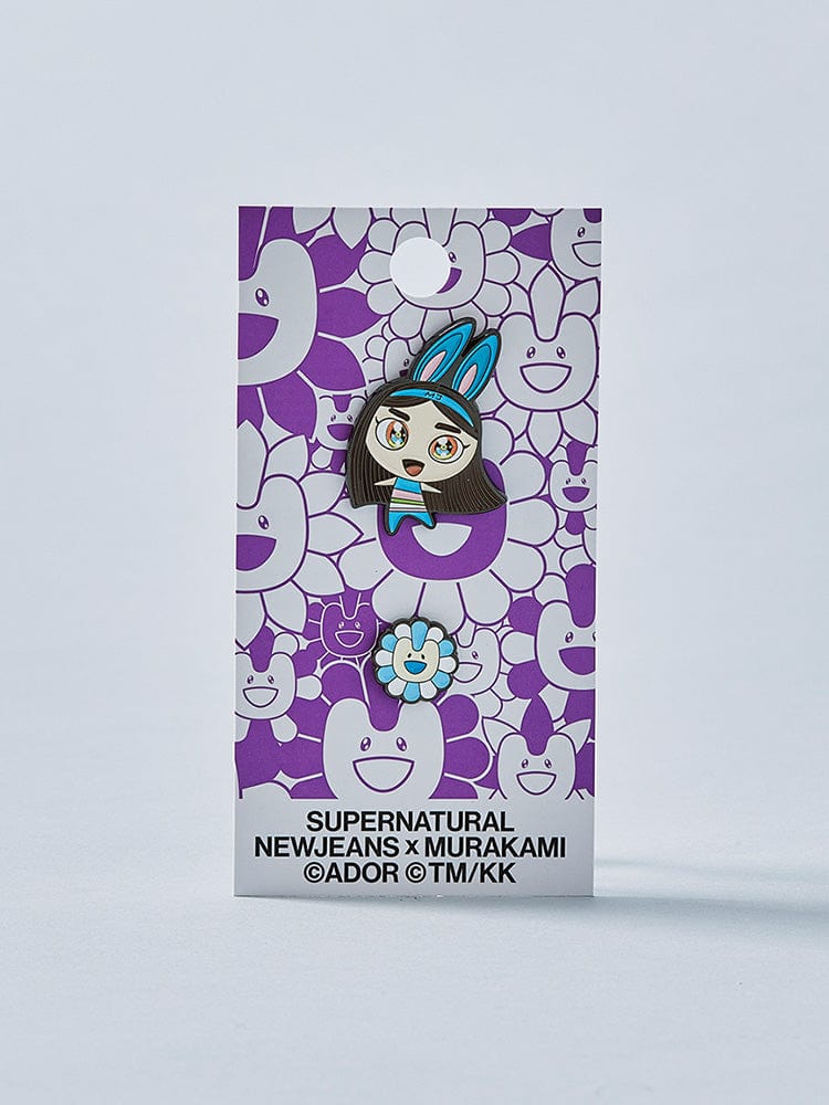 New Jeans x MURAKAMI Metal Pin Badge
