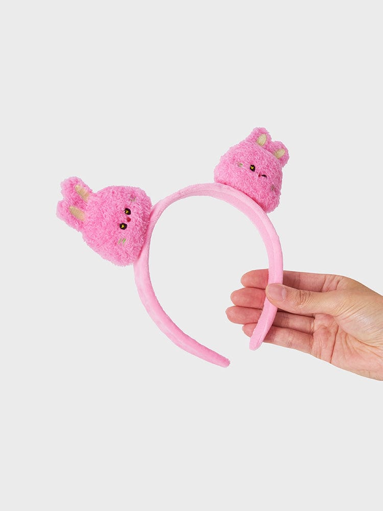 bunini plush hairband (PINK)