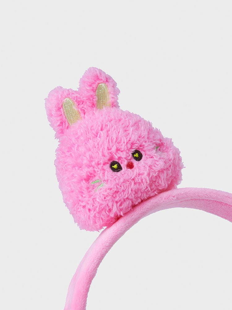 bunini plush hairband (PINK)