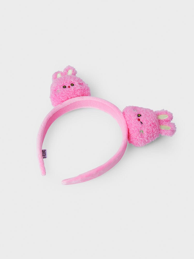 bunini plush hairband (PINK)