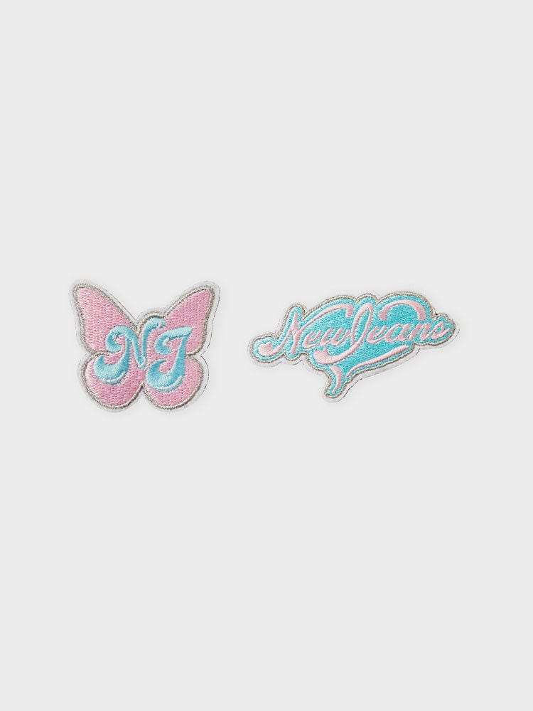 NJX Collet Get Up Heart Logo Wafer Reverse Stickers 2 pieces