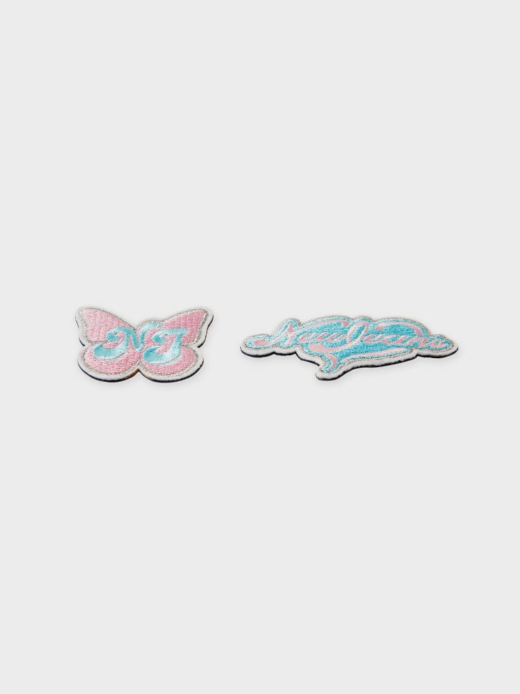 NJX Collet Get Up Heart Logo Wafer Reverse Stickers 2 pieces