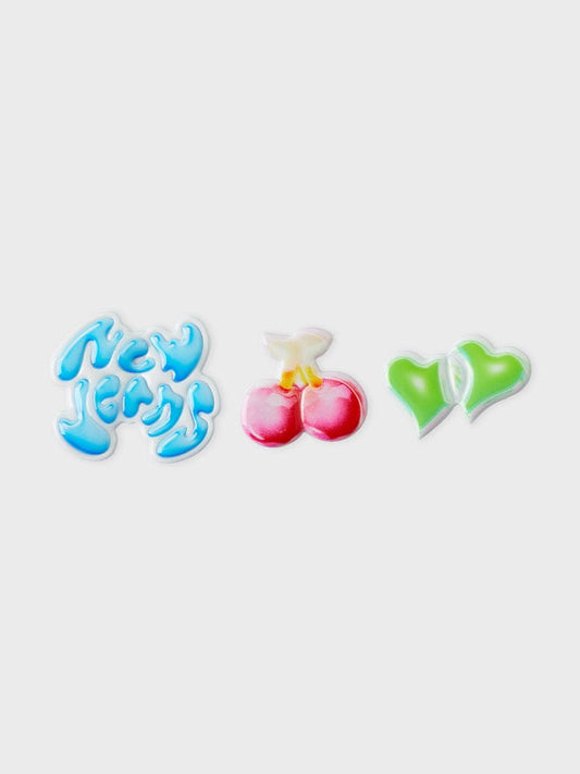 NJX Kole Get Up Cherry PVC Reverse Sticker 3 Pieces