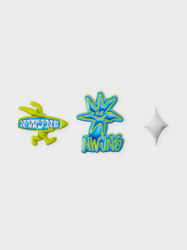 NJX Collet Get Up Star PVC Reverse Sticker 3 pieces