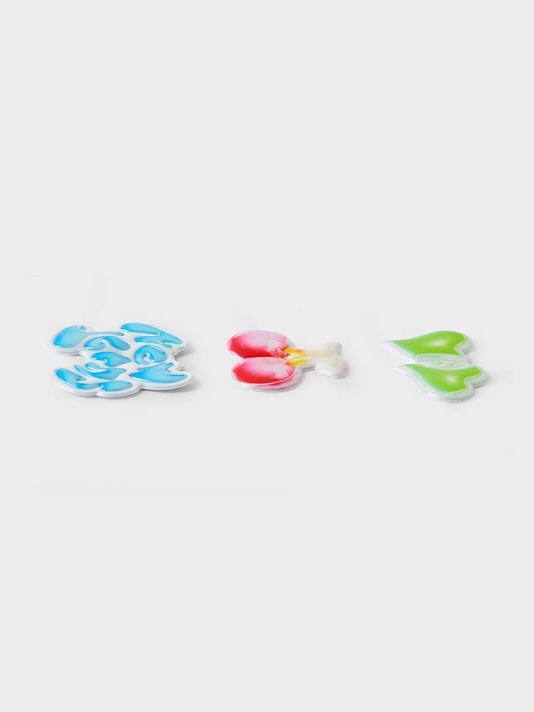 NJX Kole Get Up Cherry PVC Reverse Sticker 3 Pieces