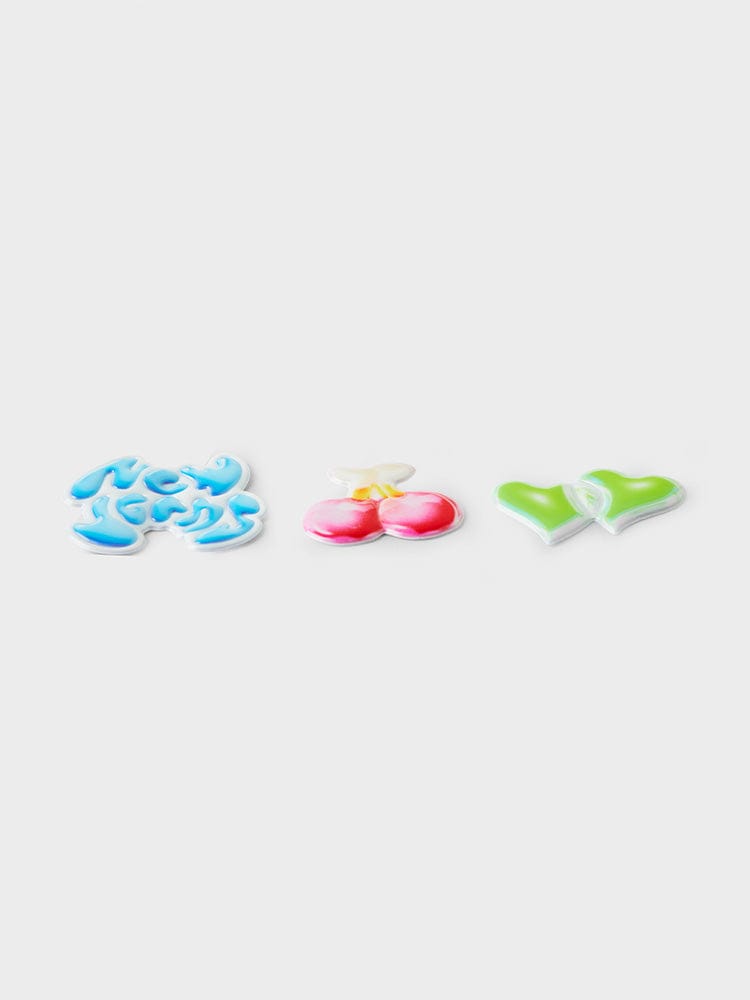 NJX Kole Get Up Cherry PVC Reverse Sticker 3 Pieces