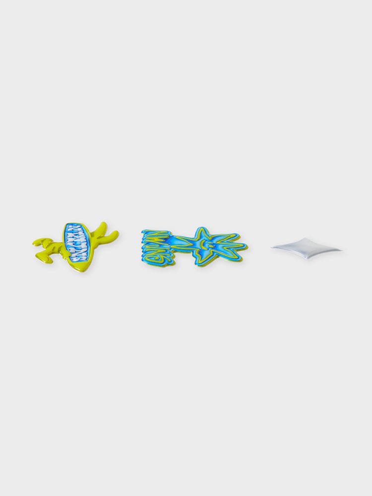 NJX Collet Get Up Star PVC Reverse Sticker 3 pieces