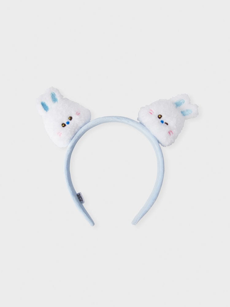 bunini plush hairband (WHITE)