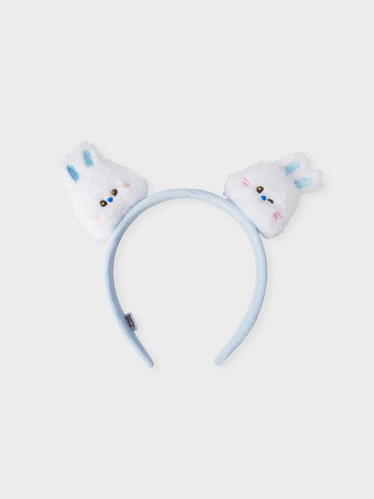 bunini plush hairband (WHITE)